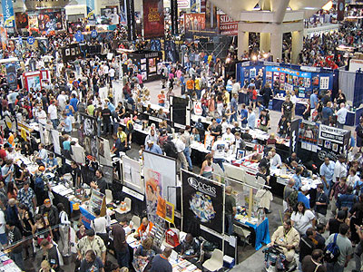 comic convention show floor
