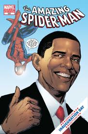 Obama Amazing Spider-man comic