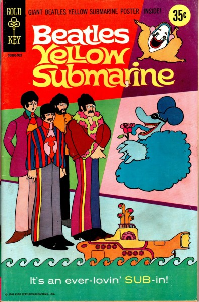 Beatles Yellow Submarine comic cover