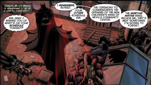 A Post-Fight Batman, From Detective Comics #13. Art by Jason Fabok, Words by John Layman