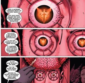 Red Skull's dubious medical practice. From Uncanny Avengers #1