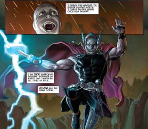 A moment of joy in Thor: God of Thunder #1
