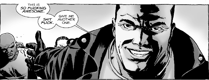 The Walking Dead #120 Negan sums up this comic perfectly 