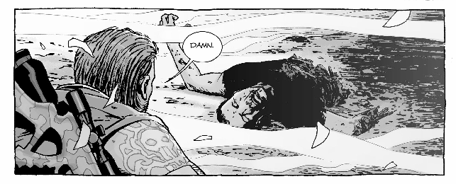 There is a lot of action and gore in The Walking Dead 120