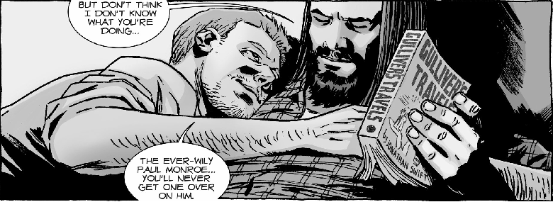 Jesus and his lover in The Walking Dead #122