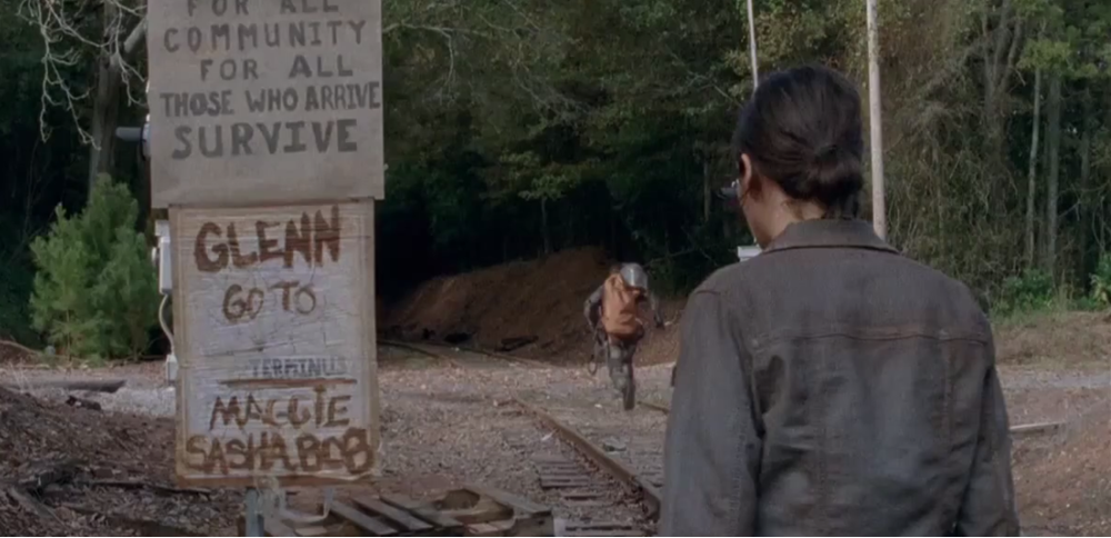 Run Glenn Run! Go find Maggie on The Walking Dead