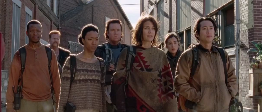 The Walking Dead first group arrives at Terminus