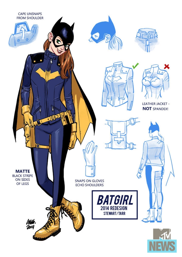 Batgirl Cameron Stewart Designs