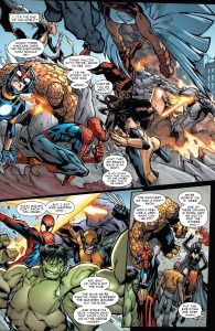 Spidey helps the Avengers