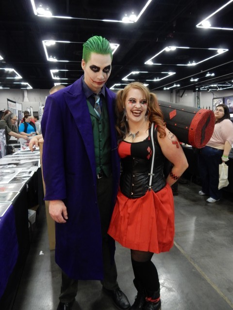 Easily the best Joker and Harley at the con, their faces are priceless!