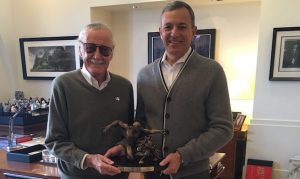Stan Lee with Bob Iger