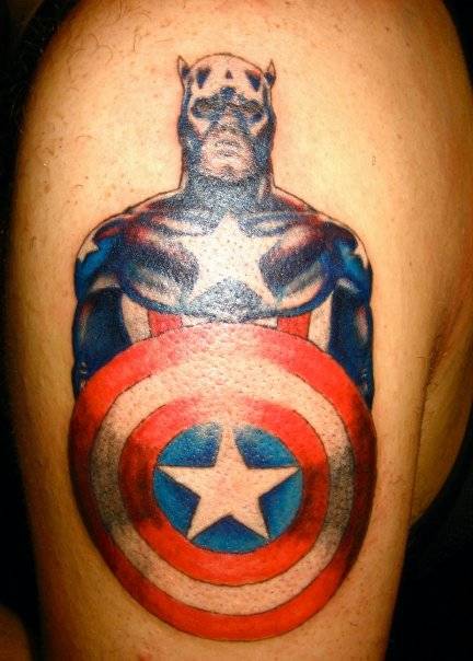 Captain America Tattoo
