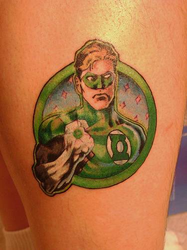 green lantern tattoo incredible