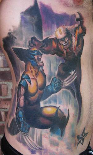 Wolverine Sabertooth Tattoo