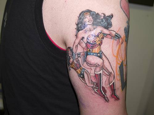 Wonder Woman Tattoo comics