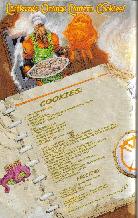 Larfleeze's Orange Lantern Cookie Recipe