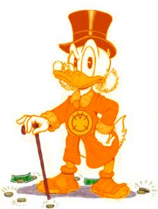 Orange Lantern Scrooge McDuck