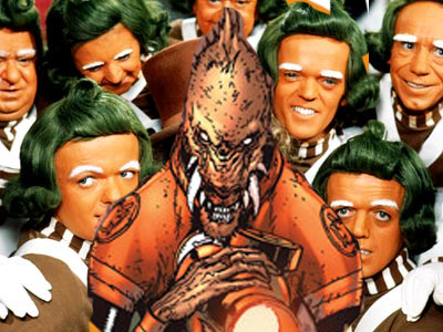 Larfleeze and the Chocolate Factory