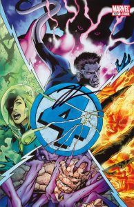 Autographed Fantastic Four #587 cover