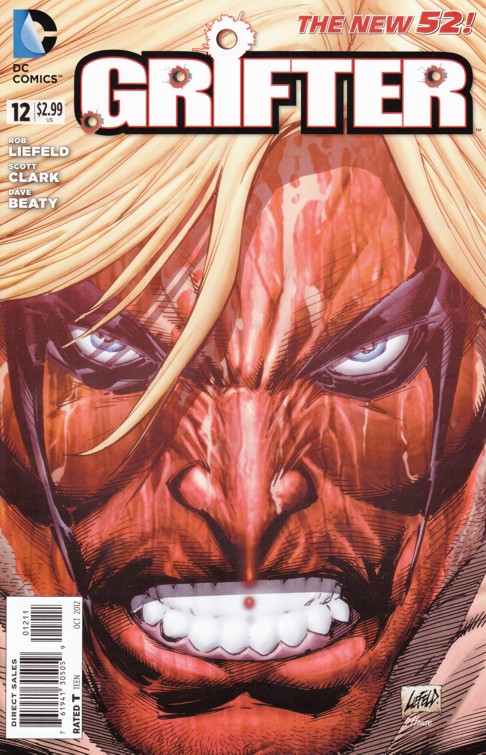 Grifter #12--why'd he paint his face like his mask?
