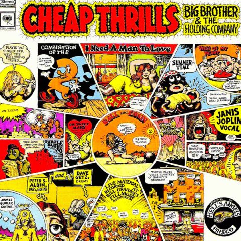 Robert Crumb Janis Joplin Cheap Thrills album cover
