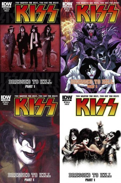 IDW Publishing Kiss comics