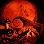 Halloween pumpkin carving The Nightmare Before Christmas Jack Skellington