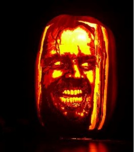 Halloween pumpkin carving The Shining
