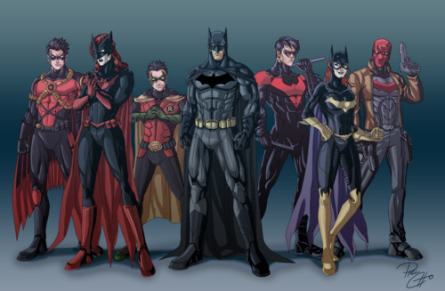 DC New 52 Bat Family