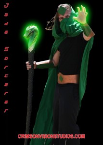 Randy as Jade Sorcerer in our Season 2 promo.