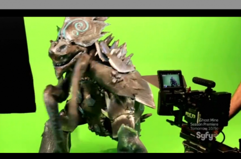 Holly & Jessica made a kaiju for a Pacific Rim video!