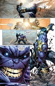 Thanos vs Black Bolt
