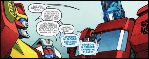 Transformers: Dark Cybertron panel