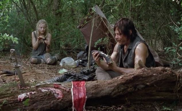 Daryl and Beth Walking Dead 4