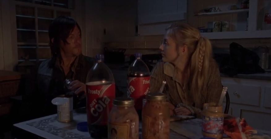 Daryl and Beth Walking Dead so happy together out house is a very very very fine house