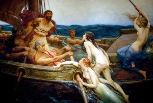 Ulysses and the Sirens, c. 1909 by Herbert James Draper