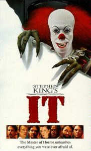 Starring Tim Curry as Pennywise the Clown