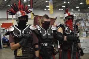 KCCC, Cosplay, Cosplayer, Elite Comics,#cosplay, #comics, Marvel, Loki, Lady Sith, Asgard, costumers, Kansas City Comicon, Comic Conventions, conventions, football, 300, Roman Soldiers, awesomedads