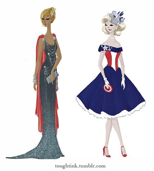 avengers ball gown group11